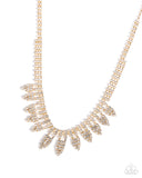 Paparazzi Piercing Passion - Gold Necklace