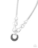 Paparazzi Linked Leader - Silver Necklace