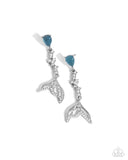 Paparazzi Mermaid Motivation - Blue Earring