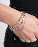 Paparazzi Endearing Ending - Silver Bracelet