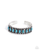 Paparazzi Beautiful Badlands - Blue Bracelet