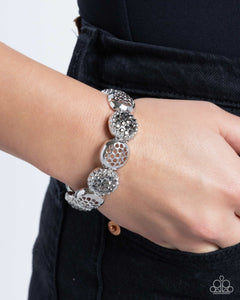 Paparazzi Airily Adorned - Silver Bracelet