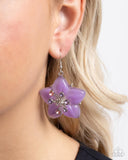 Paparazzi Summer Sprigs - Purple Earring