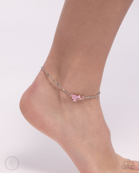 Paparazzi Rose Review - Pink Anklet