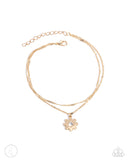 Paparazzi Blossoming Breeze - Gold Anklet