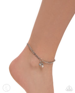 Paparazzi Conch Comeback - White Anklet