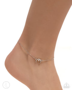 Paparazzi Got It Made - White Anklet