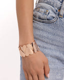 Paparazzi Sweetheart Setting - Rose Gold Bracelet