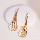 Paparazzi Keen Keepsake - Gold Earring
