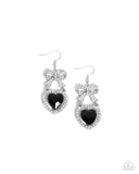 Paparazzi Adorable Allure - Black Earring