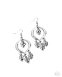 Paparazzi Leafy Landmark - Silver Earring