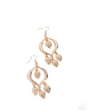 Paparazzi Leafy Landmark - Gold Earring