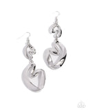 Paparazzi Abstract Angles - Silver Earring