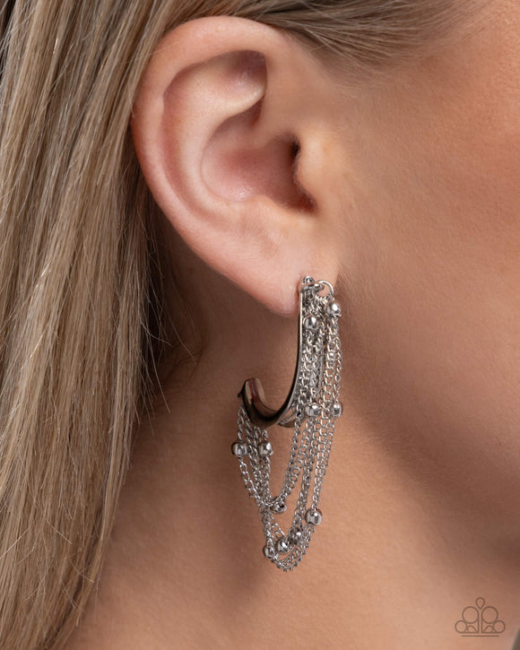 Paparazzi Immaculate Impression - Silver Earring