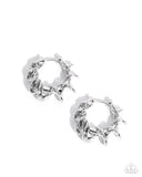 Paparazzi Corkscrew Chic - Silver Earring