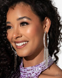 Paparazzi Jaw-Dropping Jubilee - White Earring