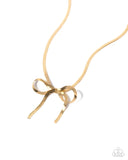 Paparazzi Ladylike Legato - Gold Necklace