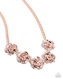 Paparazzi Refreshing Roses - Rose Gold Necklace