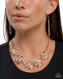 Paparazzi Refreshing Roses - Rose Gold Necklace