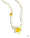 Paparazzi Malibu Master - Yellow Necklace