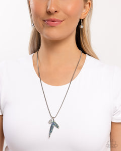 Paparazzi Maiden Mermaid - Silver Necklace