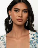 Paparazzi Dapper Debut - White Earring