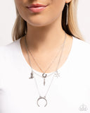 Paparazzi Saloon Sass - Silver Necklace