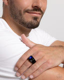 Paparazzi Trenchant Triangle - Blue Ring