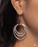 Paparazzi Suddenly I See - Copper Earring