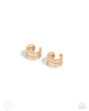 Paparazzi Stacked Spectacle - Gold Earring