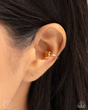 Paparazzi Aerial Attitude - Gold Earring