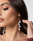 Paparazzi Snow Drops - White Earring