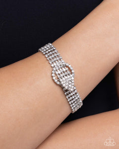 Paparazzi Musings Magic - White Bracelet