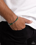 Paparazzi Marbled Mecca - Green Bracelet