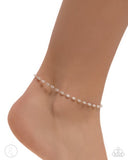 Paparazzi Pearl Purpose - White Anklet