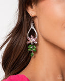 Paparazzi Floral Fuss - Pink Earring