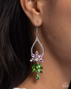 Paparazzi Floral Fuss - Pink Earring