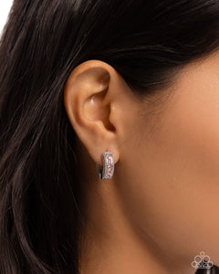 Paparazzi Weightless Whimsy - Pink Earring