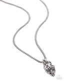 Paparazzi Wolf Warrior - Silver Necklace