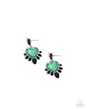 Paparazzi Resort Radiance - Green Earring