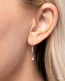 Paparazzi Bridesmaid Bow - Pink Necklace