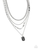 Paparazzi Partnership Promise - Silver Necklace