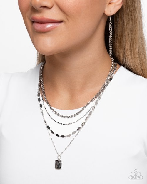 Paparazzi Partnership Promise - Silver Necklace