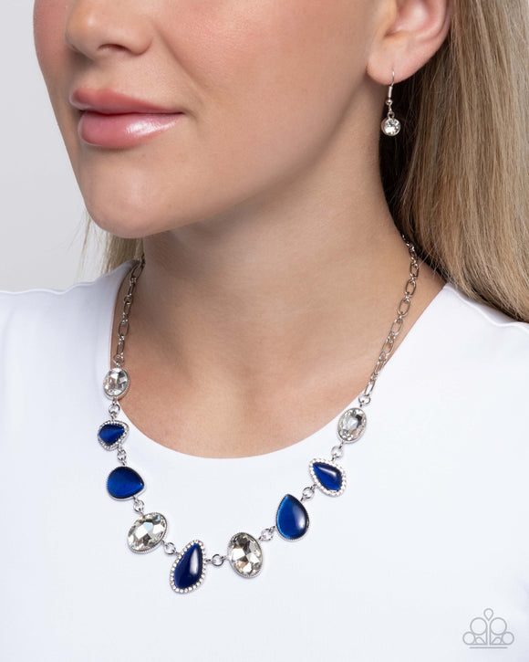 Paparazzi Royal Ready - Blue Necklace