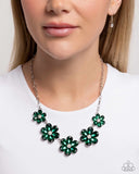 Paparazzi Whimsical Way - Green Necklace