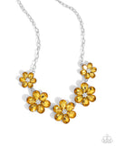 Paparazzi Whimsical Way - Yellow Necklace