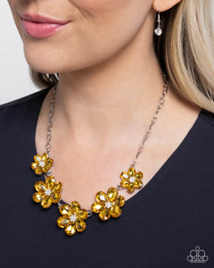 Paparazzi Whimsical Way - Yellow Necklace