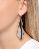 Paparazzi Skillfully Sheared - Silver Earring