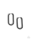 Paparazzi Meandering Moment - Black Earring