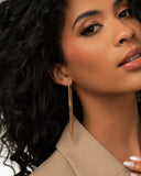 Paparazzi Trenchant Tease - Gold Earring